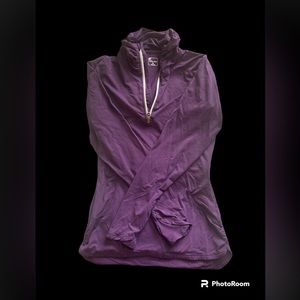 Title Nine long‎ sleeve quarter zip top purple size XS